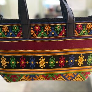Colorful Patterned Tote Bag